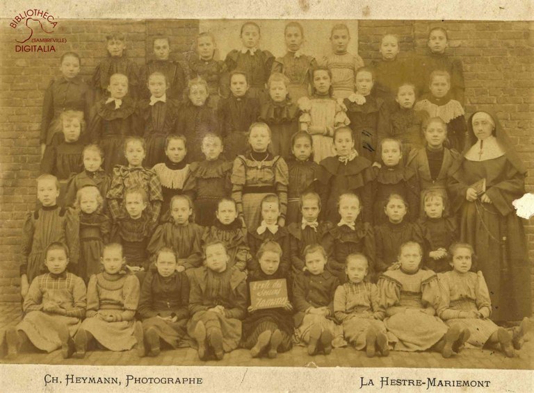Tamines : école Sainte Catherine, photo de classe