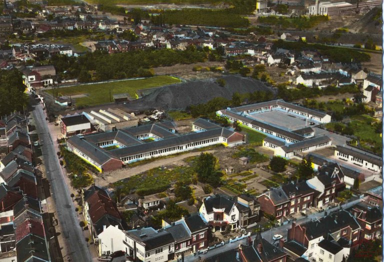 Tamines : Athénée Royal vu du ciel