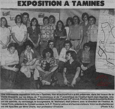 Tamines : Saint Jean-Baptiste : les "réthos" à la découverte de leur localité