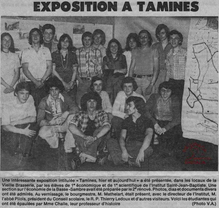 Tamines : Saint Jean-Baptiste : les "réthos" à la découverte de leur localité