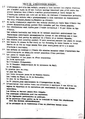 Velaine-sur-Sambre. Projet de l'enseignement primaire