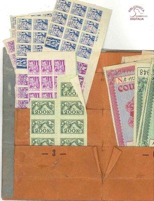 Divers timbres de ravitaillement