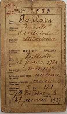 POULAIN Emile Antoine résistant