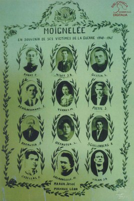 Moignelée. En souvenir de ses victimes de la Guerre 1940- 1945