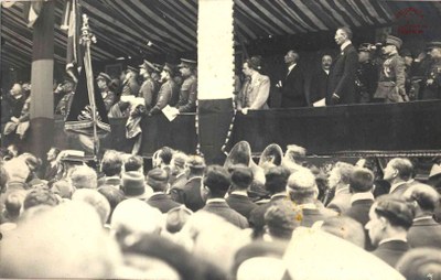 Tamines : commémorations du Massacre de Tamines en mai 1919
