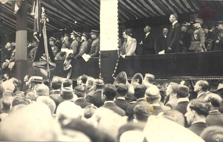 Tamines : commémorations du Massacre de Tamines en mai 1919