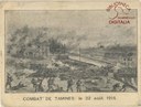 Combat de Tamines, le 22 août 1914 (Gravure de A. Deloge)