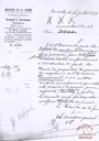 Document du Ministère de la guerre effectuant une proposition de pension pour le capitaine FERNEMONT, datée du 26 juillet 1919