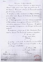 Note pour le chef de bataillon relative au degré d'instruction du sous-lieutenant FERNEMONT, datée du 29 mai 1916