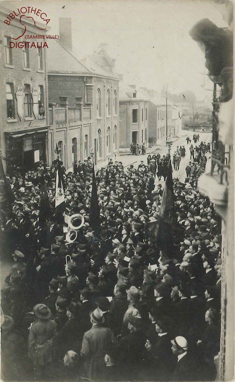 Cérémonie patriotique du 7 septembre 1919 en l'honneur des Combattants d'Auvelais.
