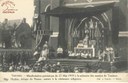 Manifestation patriotique du 25 mai 1919 à la mémoire des martyrs de Tamines. Mgr. HEYLEN, évêque de Namur, assiste à la cérémonie religieuse