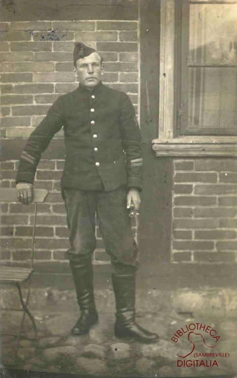 Portrait d'Omer DURVIAUX, brigadier d'artillerie à Namur