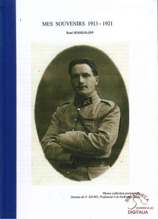 Mes Souvenirs 1913-1921