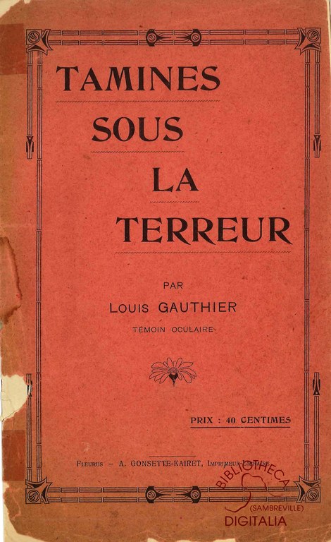 Tamines sous la Terreur
