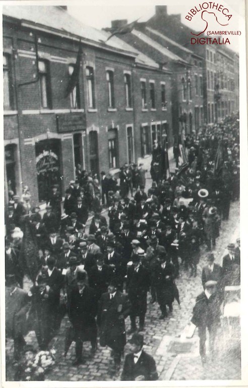 Cérémonie patriotique du 7 septembre 1919 en l'honneur des Combattants d'Auvelais.