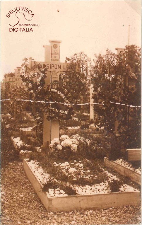 Première sépulture de Léon MARCIPONT, nouveau cimetière de Janval (Dieppe)