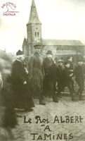 Le Roi ALBERT Ier à Tamines, le 25 mai 1919