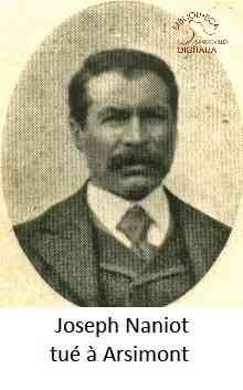 Arsimont : Joseph NANIOT