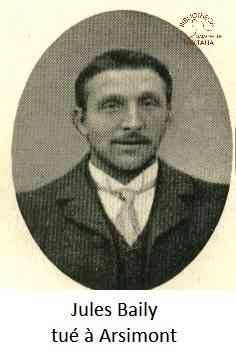 Arsimont : Jules BAILY