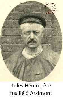 Arsimont : Jules HENIN (père)