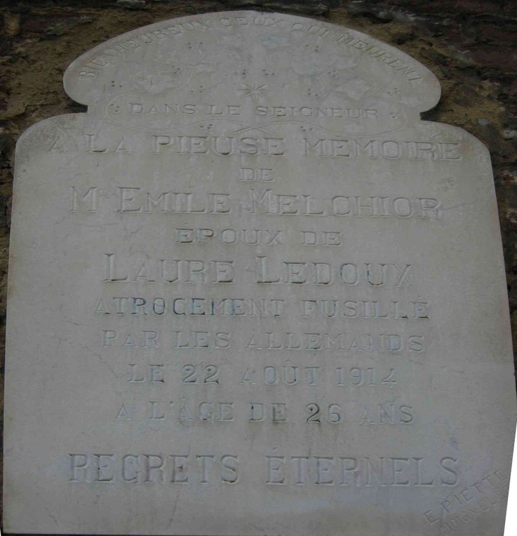 Émile MELCHIOR, époux de Laure LEDOUX