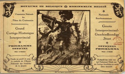 Grand Cortège Historique Interprovincial. Programme officiel