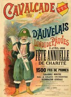 Affiche de la Cavalcade d'Auvelais de 1899