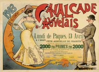 Affiche de la Cavalcade d'Auvelais de 1903