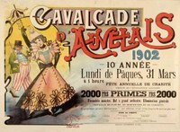Affiche de la Cavalcade d'Auvelais de 1902