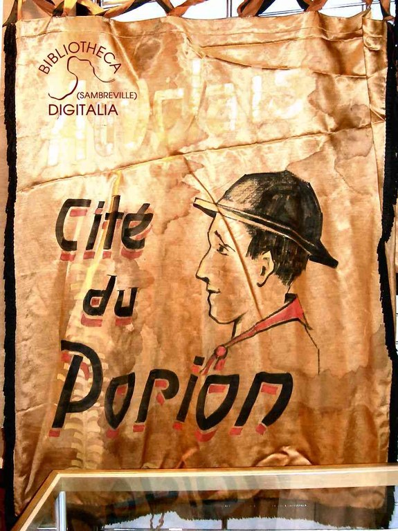 Bannière au nom de la Cité du Porion