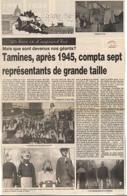 Tamines : ses géants