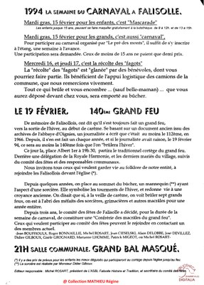 140ème Grand feu de Falisolle