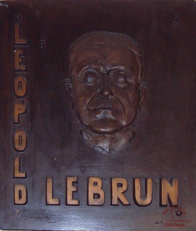 Plaque au nom de Léopold LEBRUN