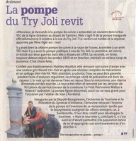 Arsimont : "La pompe du Try joli revit"