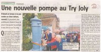 Arsimont : "Une nouvelle pompe au Try joli"