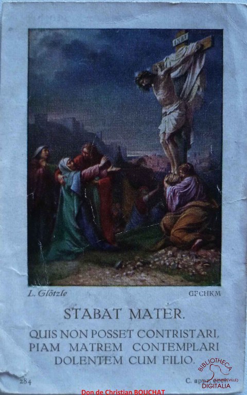 Souvenir de la mission prêchée en mars 1922 dans la paroisse de  Velaine sur Sambre