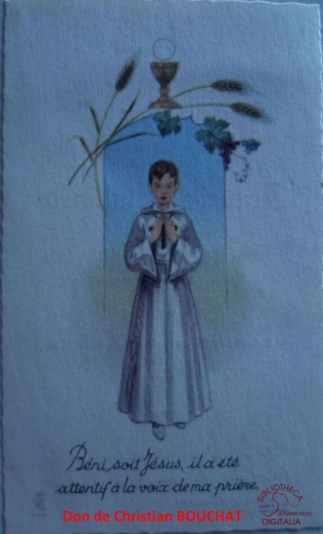 Souvenir de communion de Francis MAILLARD