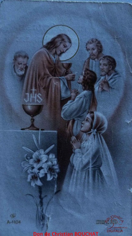 Souvenir de communion  de Jenny  LARSIMONT
