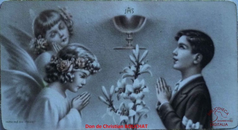 Souvenir de la communion solennelle de Roger WATHELET