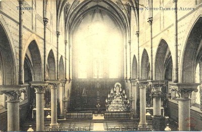 Tamines : intérieur de l'Eglise des Alloux