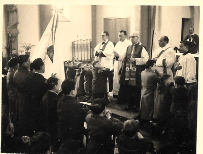 Tamines : intérieur de l'Eglise des Alloux
