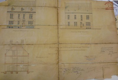 Plan du presbytère de Tamines