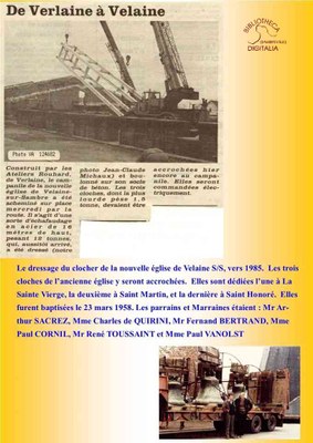 Velaine sur Sambre : nouvelle église