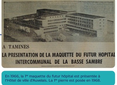 Auvelais  : futur Centre Hospitalier Régional du Val de Sambre