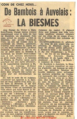 De Bambois à Auvelais : La Biesmes