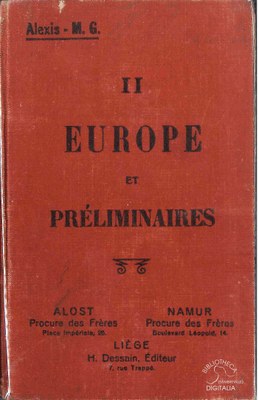 Cours supérieur de Géographie à l'usage de l'enseignement moyen du degré supérieur. IIe Partie : L'Europe, avec suppléments