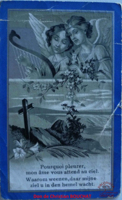Souvenir de décès de Germaine DUCOFFRE
