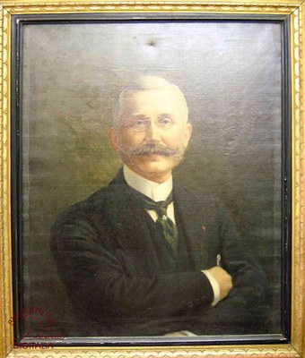 Le Bourgmestre Louis PETIT-DELCORDE (Bourgmestre à Auvelais de 1904 à 1912)