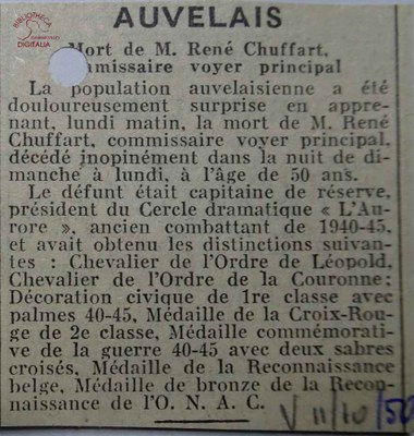 CHUFFART René (commissaire voyer principal)