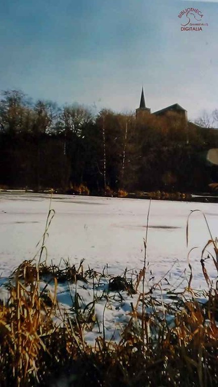 Moignelée : bras de la Sambre gelé